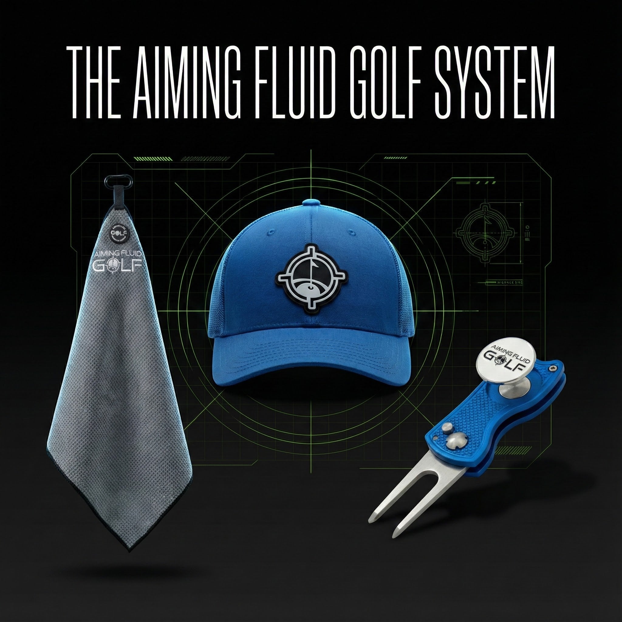 Aiming Fluid Golf Performance Hat (TourDry™ System)