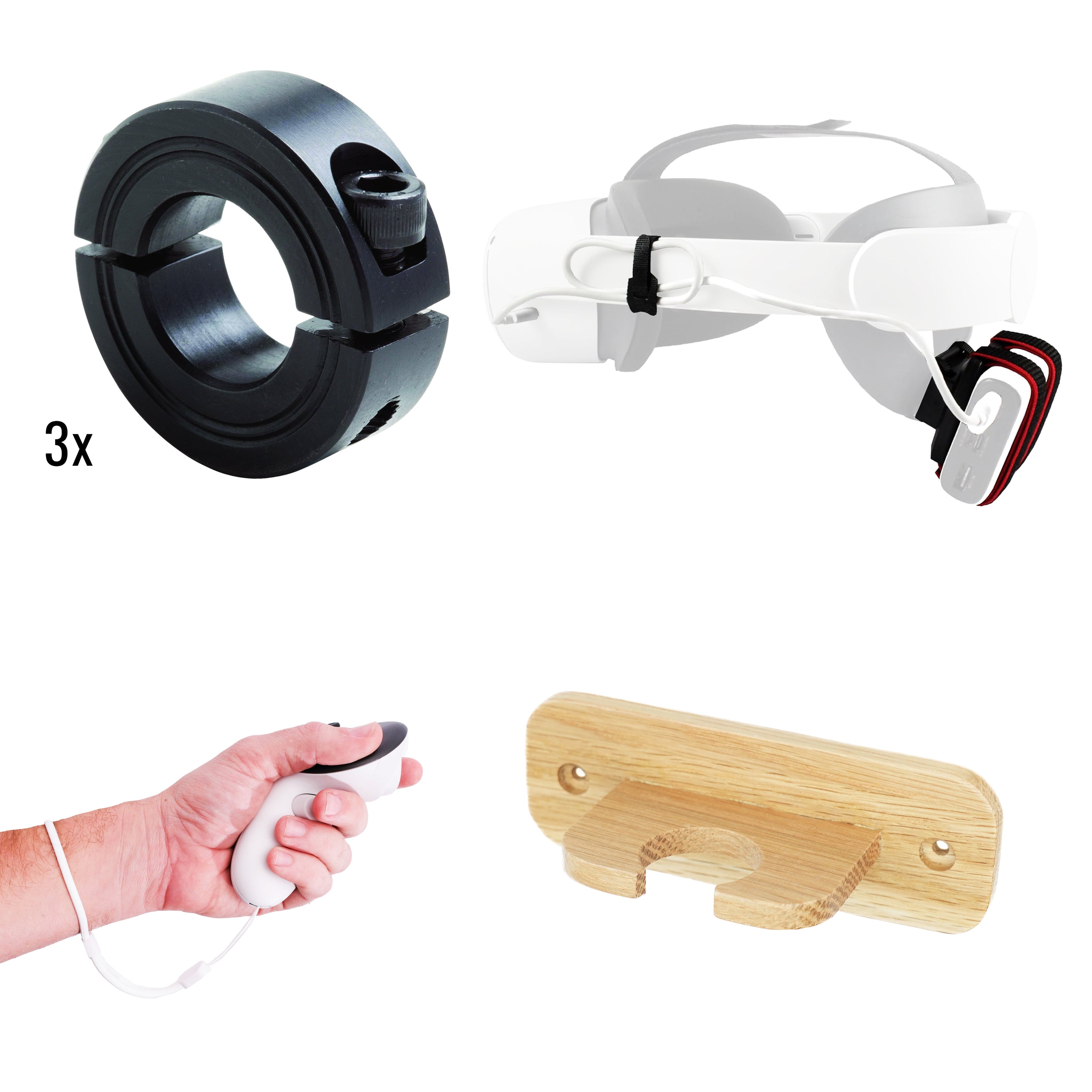 DriVR Ace - VR Golf Club Handle Accessory - Compatible with Quest 3/3s and Pro