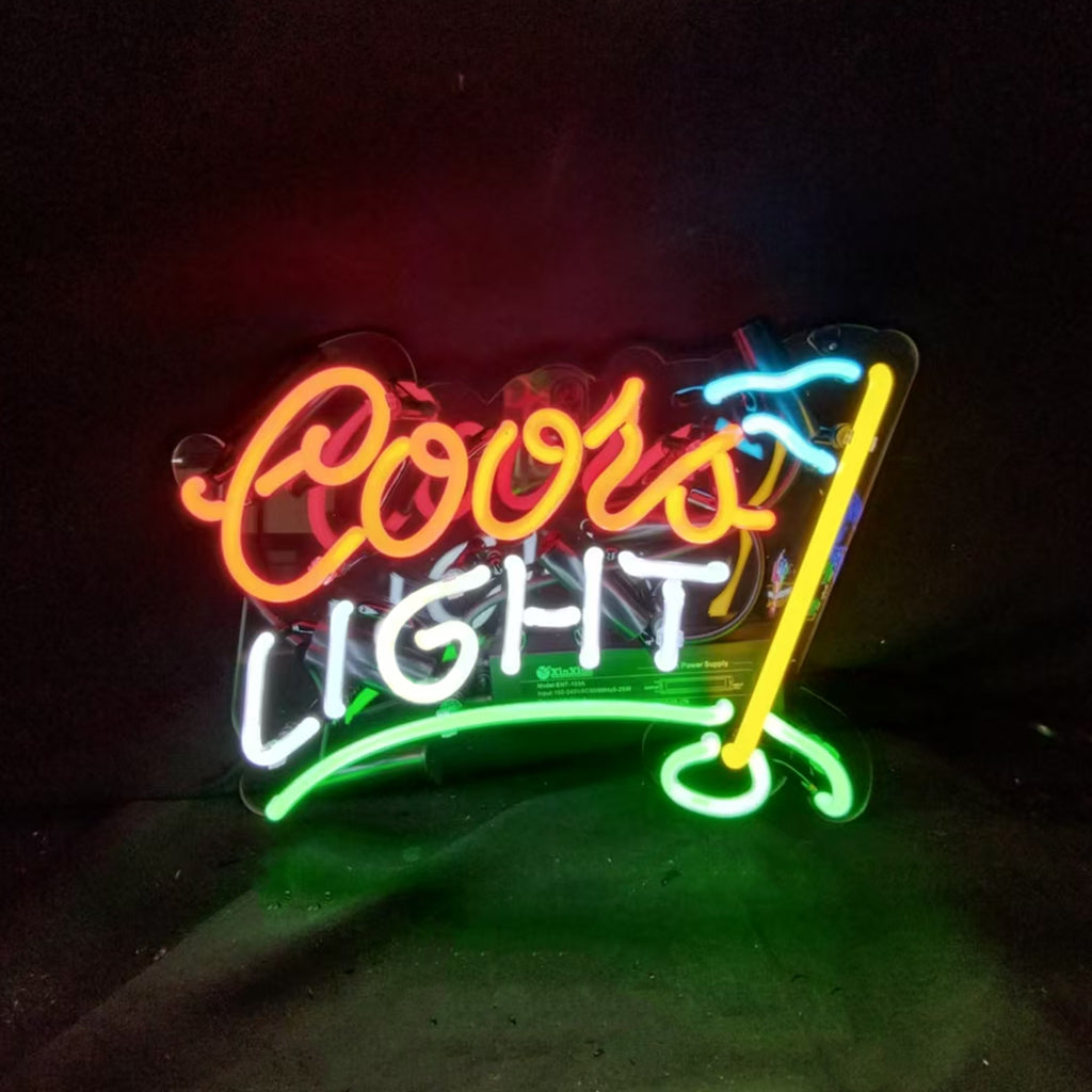 Coors Light Golf Neon Sign Light